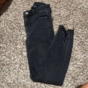 Hi-Rise Jegging Crop | Black Wash